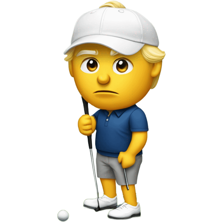 Donald trump golfing emoji