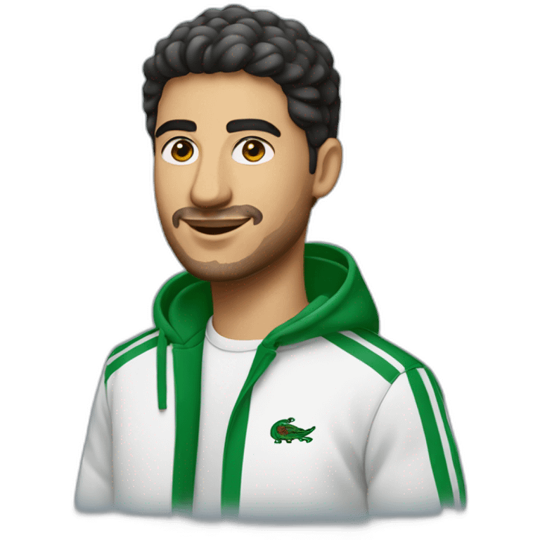 algerian Guy with Lacoste emoji