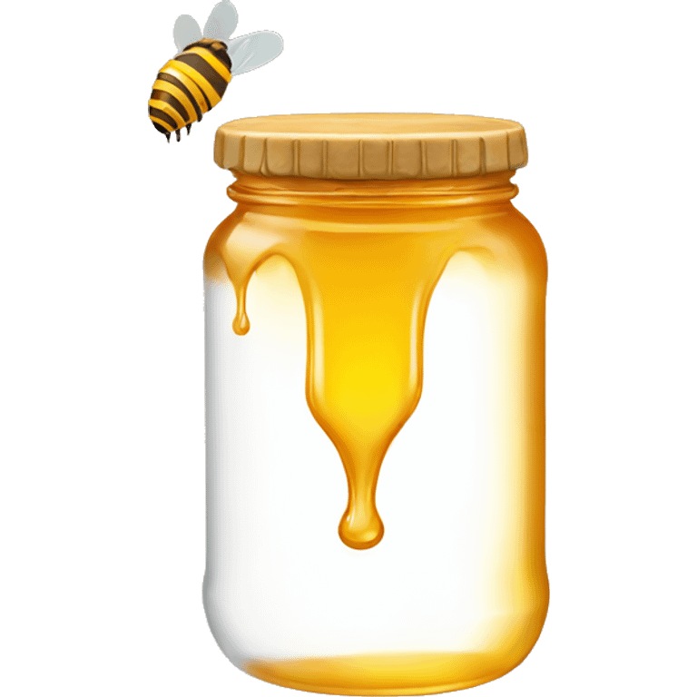 Honey dripping jar emoji