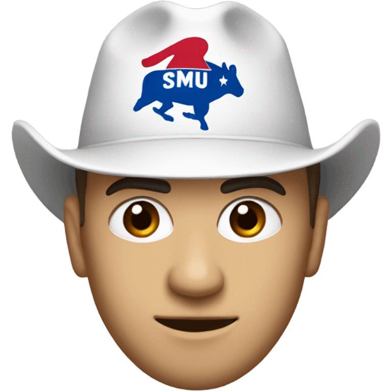 Jason Lovelady with a SMU hat emoji