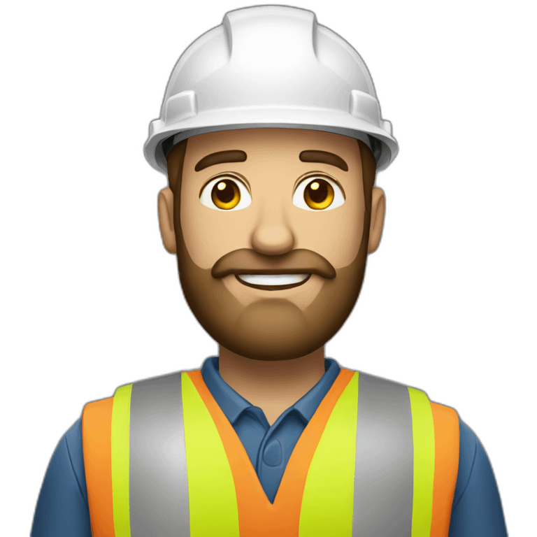 Man foreman with a beard emoji