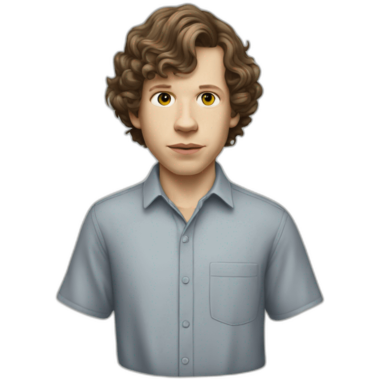 jesse-eisenberg wearing shirt emoji