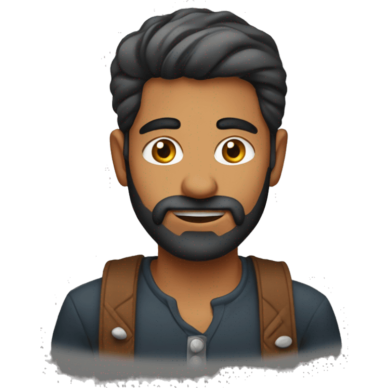 desi man with mug emoji