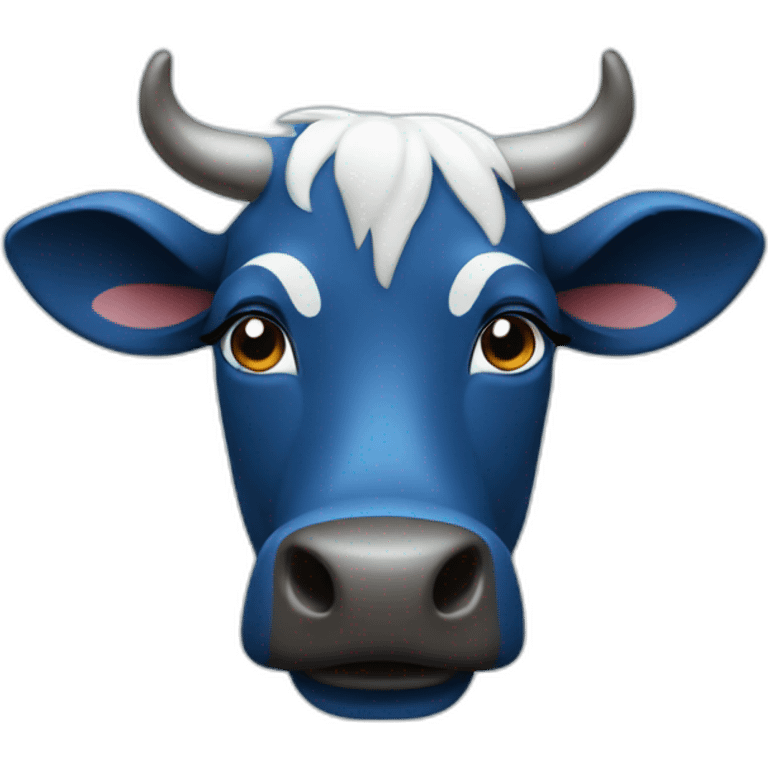 Vache bleu emoji