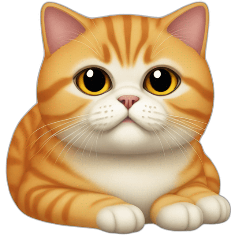 Exotic-shorthair-orange-cat emoji