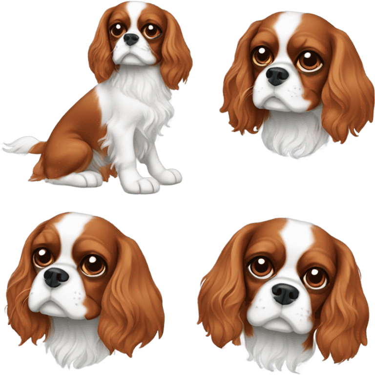 Cavalier King Charles spaniel emoji