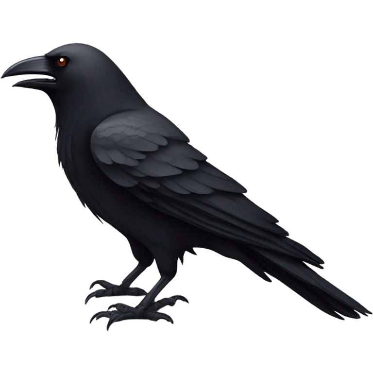 crow with knife emoji