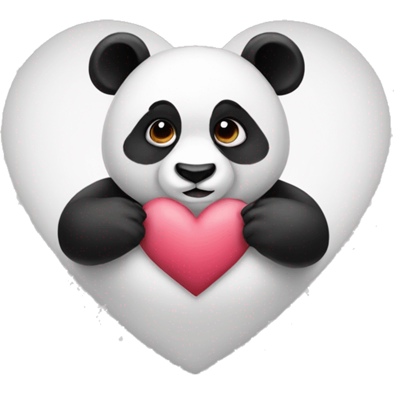 panda heart emoji