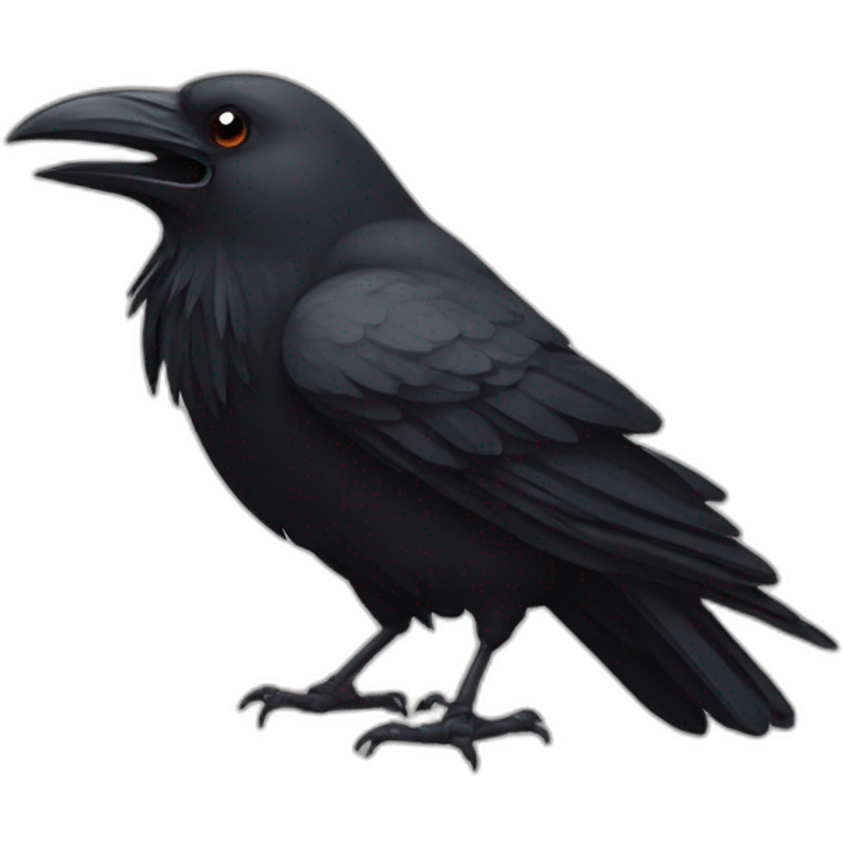 Stinky crow emoji