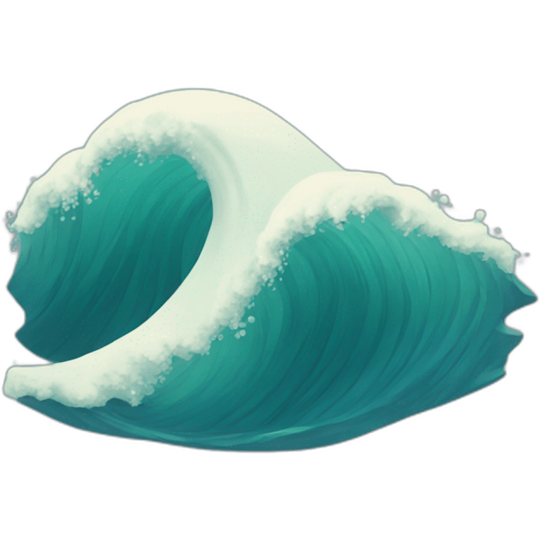 calm wave emoji