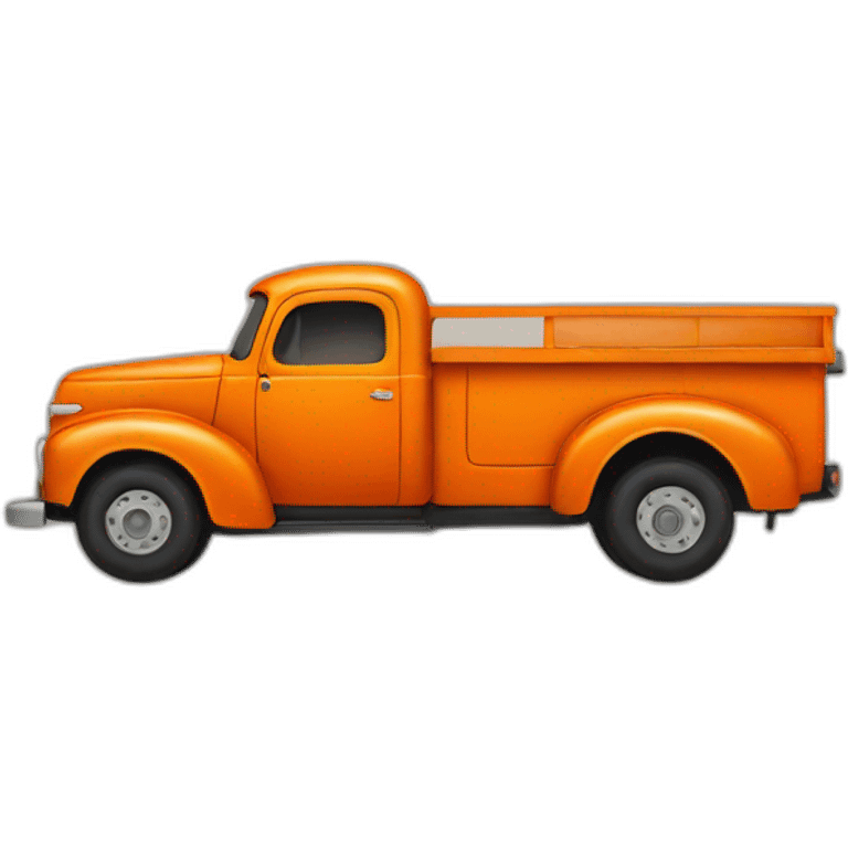 orange truck emoji