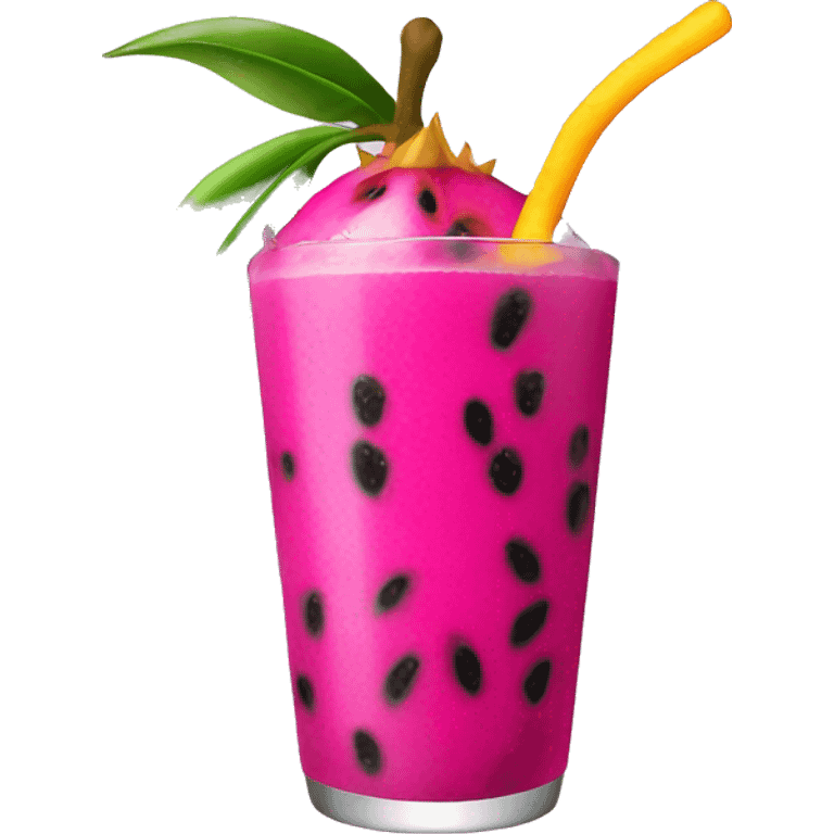 Mango dragonfruit lemonade emoji