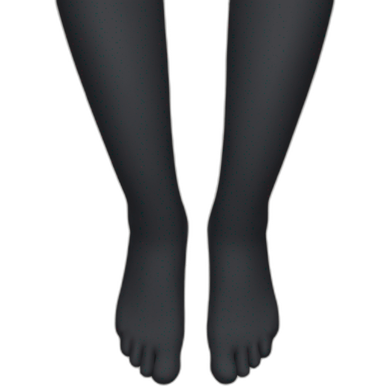 Feet in tights emoji