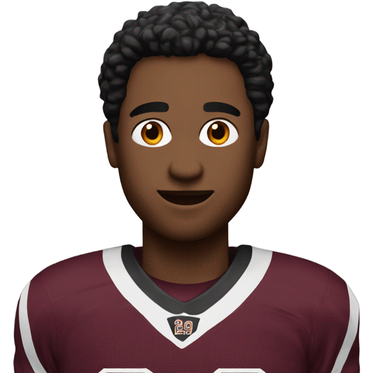 Maroon jersey number 24  emoji