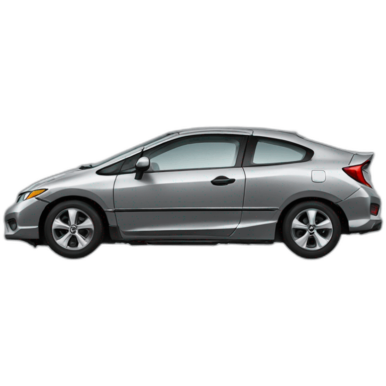 Grey Honda civic emoji