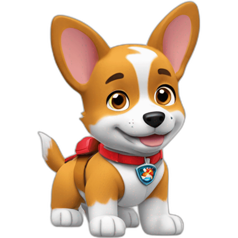 paw patrol corgi emoji