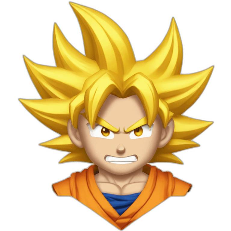 Super saiyan 3 goku emoji