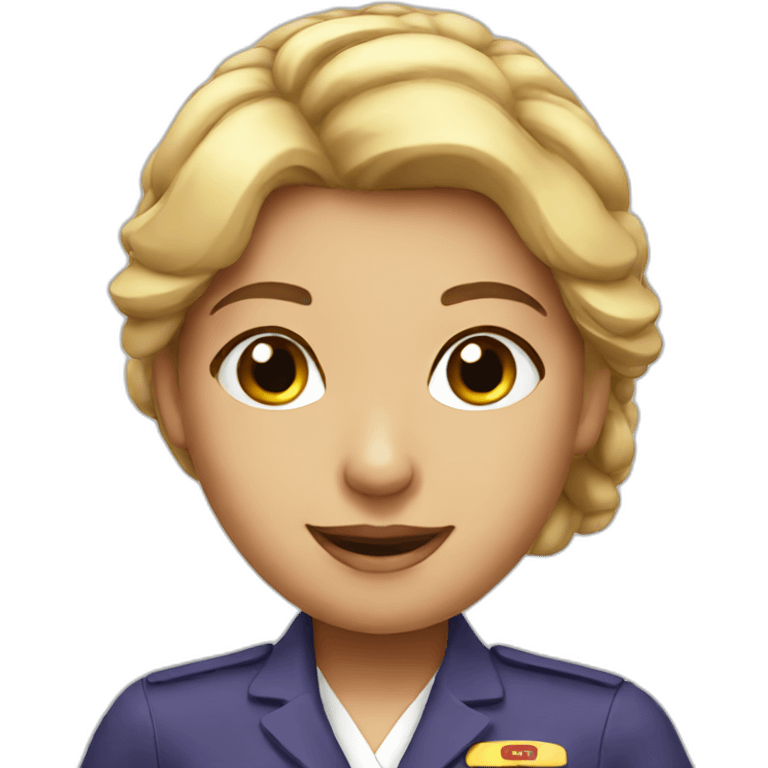 cabin crew emoji