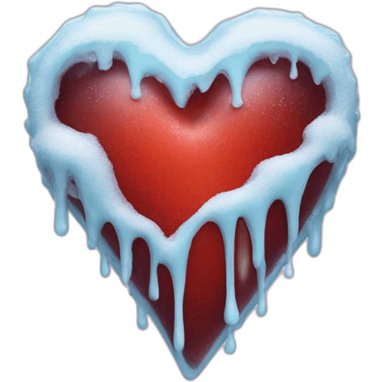 Coeur en glace emoji