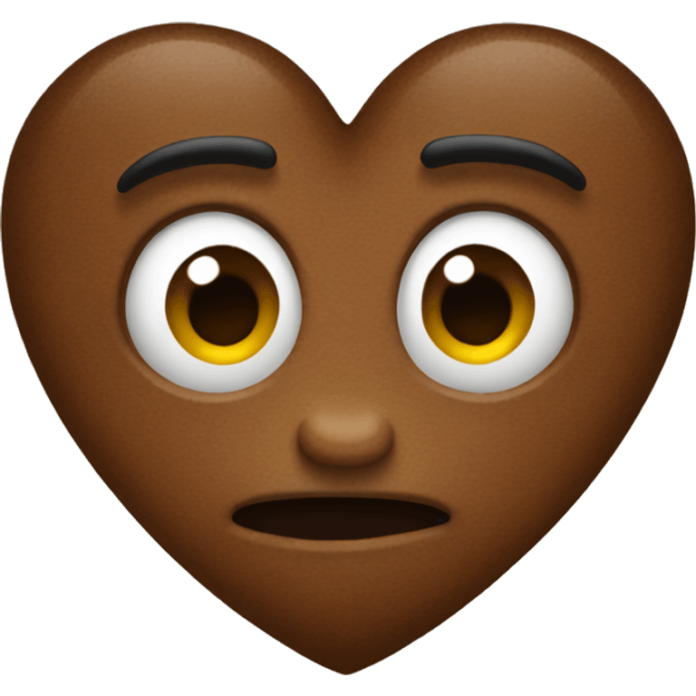 brown heart emoji