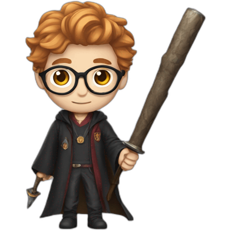 Harry Potter with a rpg emoji