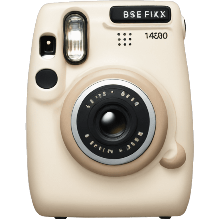 Beige instax emoji