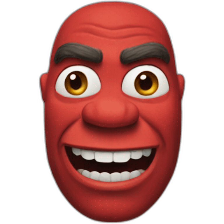 red-shrek emoji