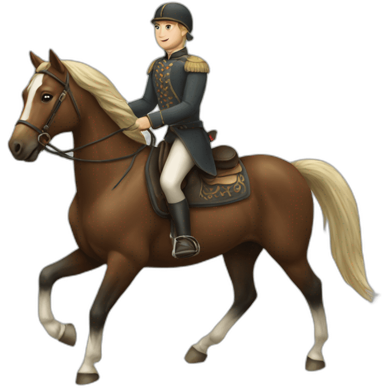 riding a horse russia emoji