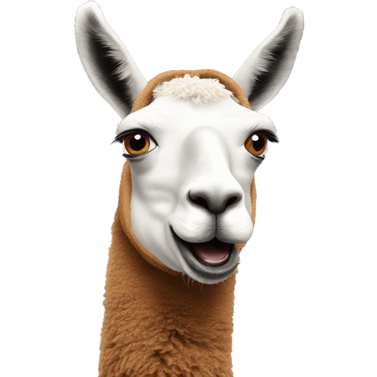 surprised lama emoji