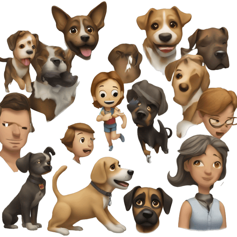 Escape from reality with a dog emoji