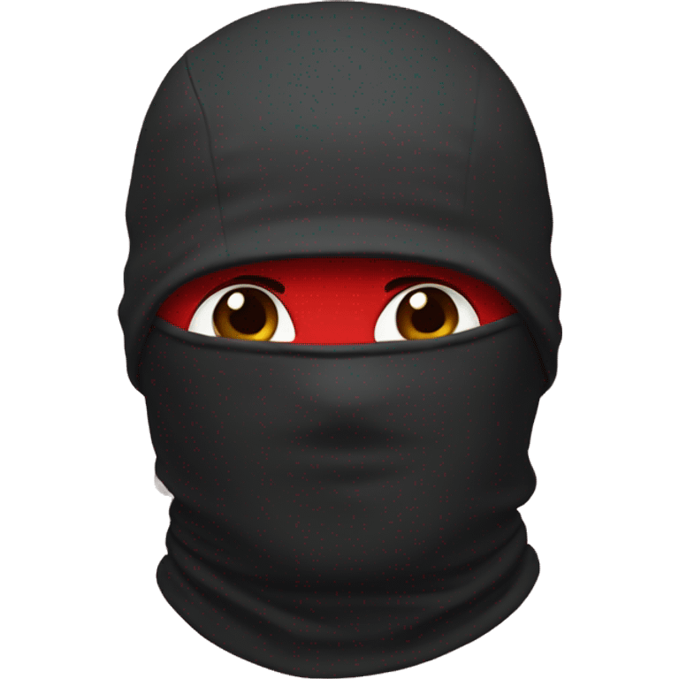 balaclava red emoji