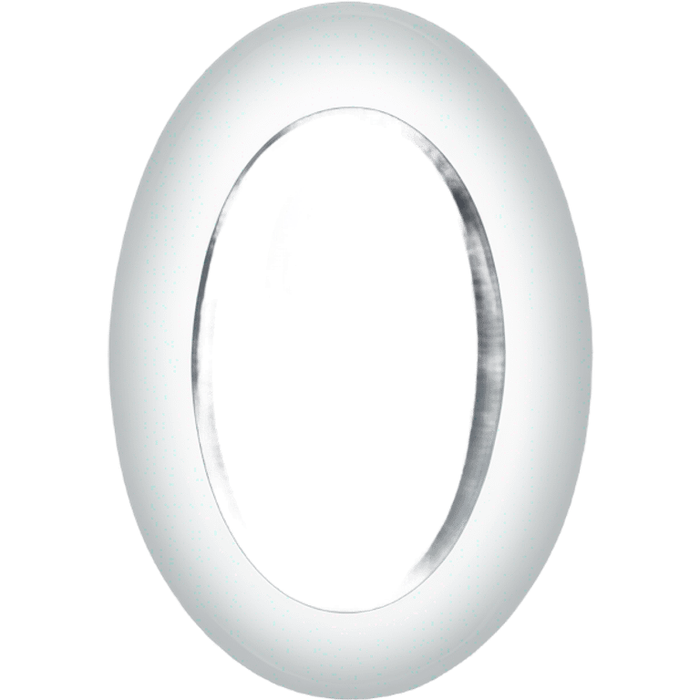 oval moonstone dark gray and white shades emoji