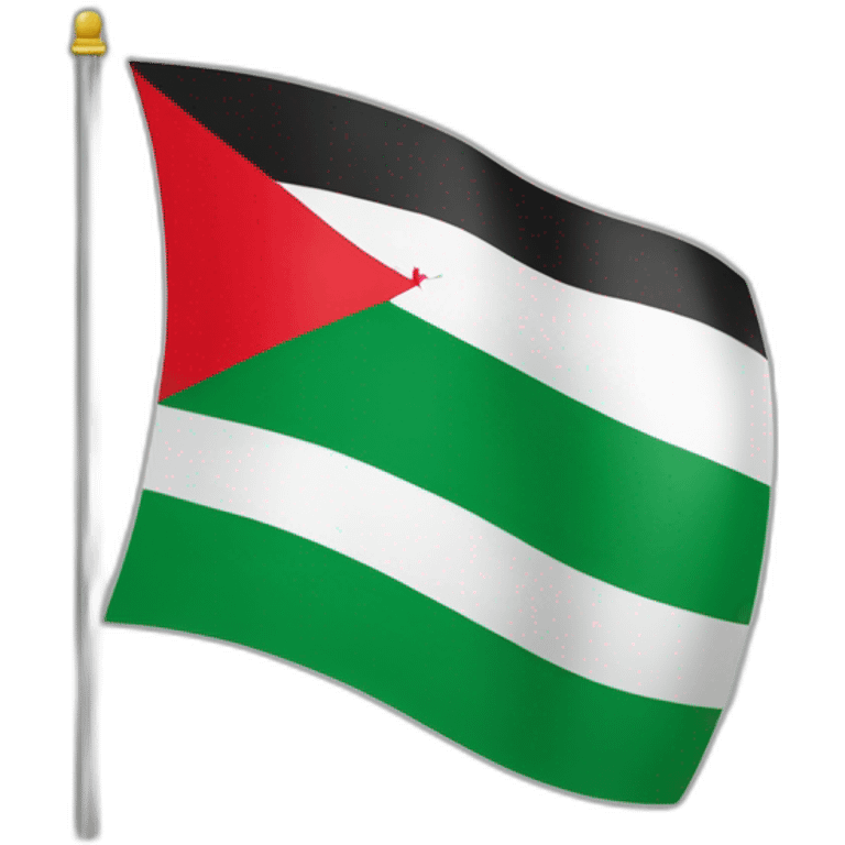 Drapeau Sénégal avec Palestine emoji