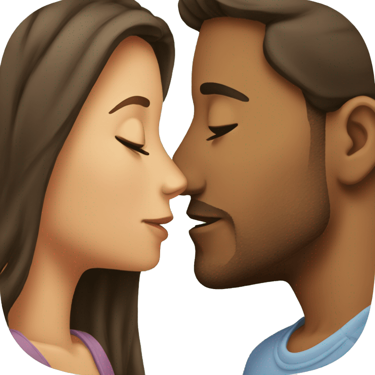 Couples kissing emoji