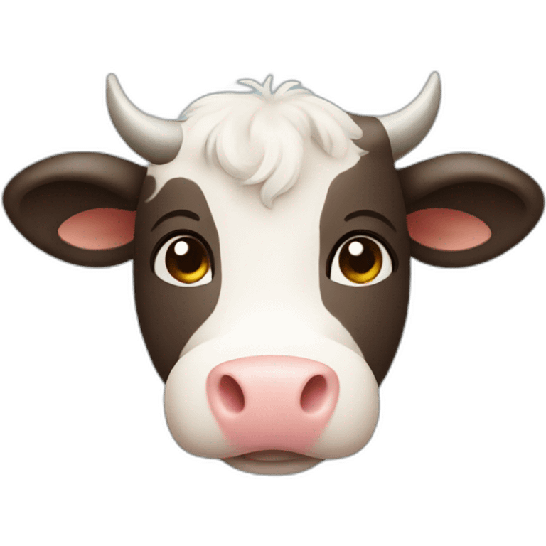 Cute cow emoji