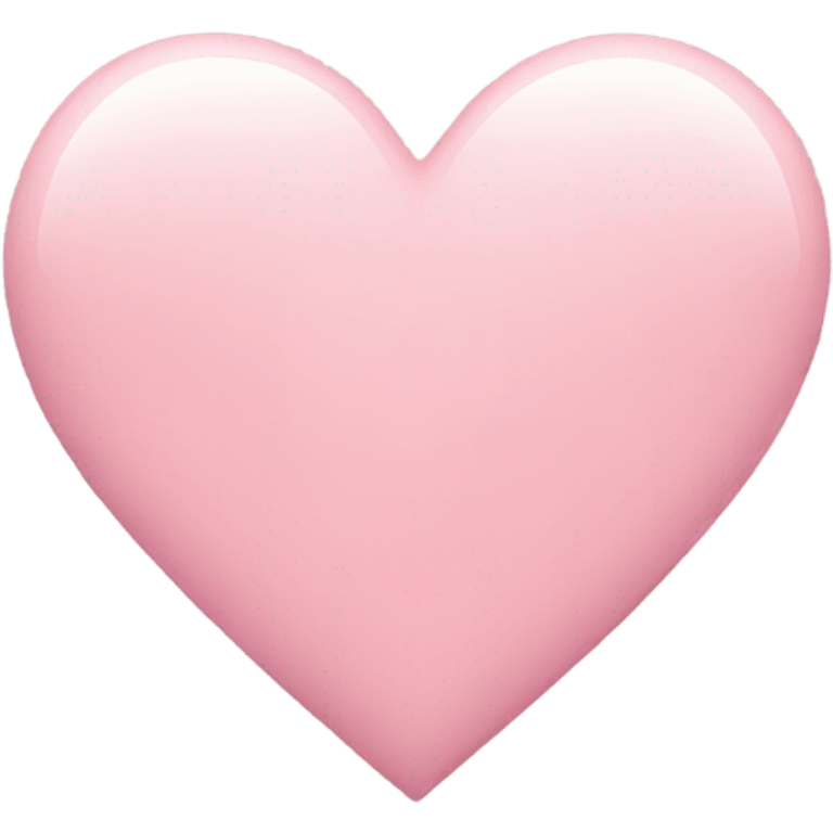 light pink heart emoji