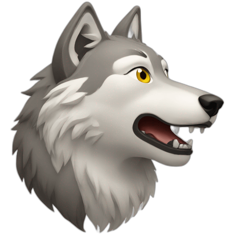 Wolf from tibet emoji