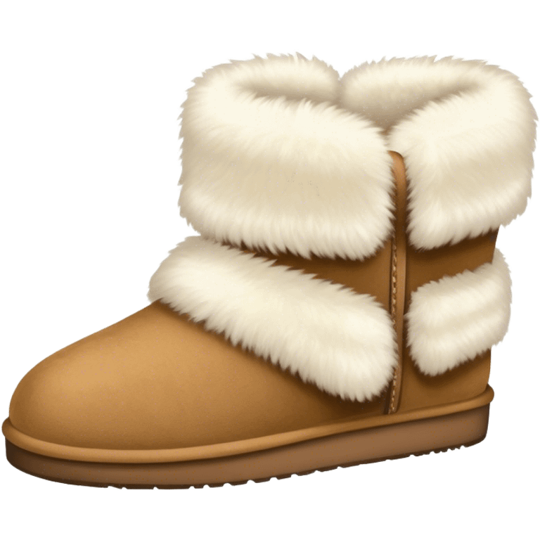 Uggs fluff shoe emoji