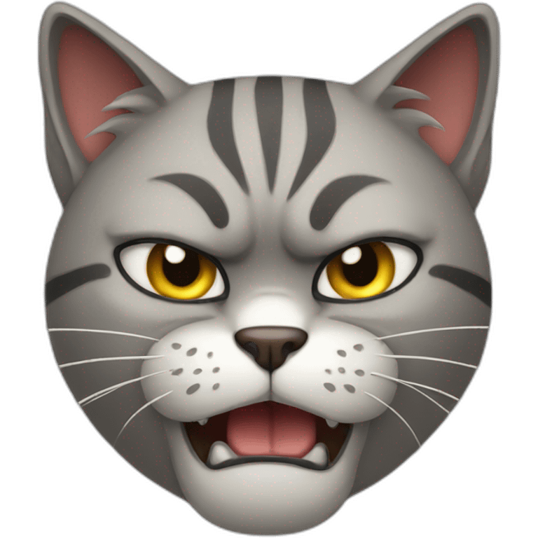 Angry cat emoji