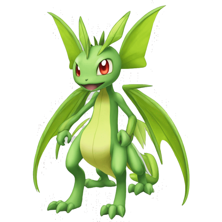  Sceptile-Scyther-Celebi-Flygon-Fakemon full body emoji