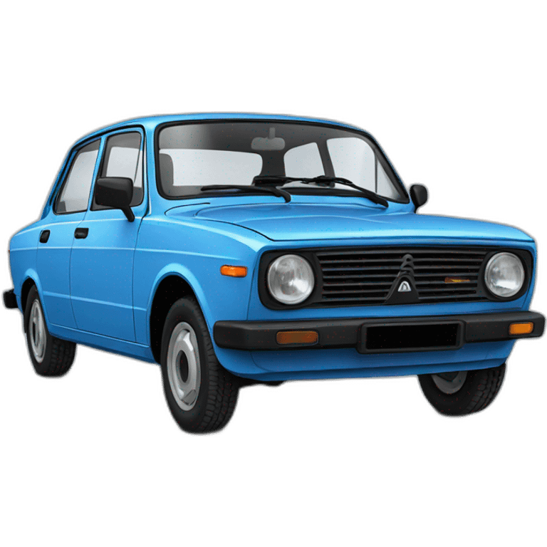 blue lada round headlights emoji