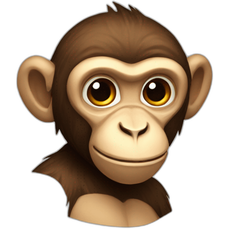 stylized monkey emoji