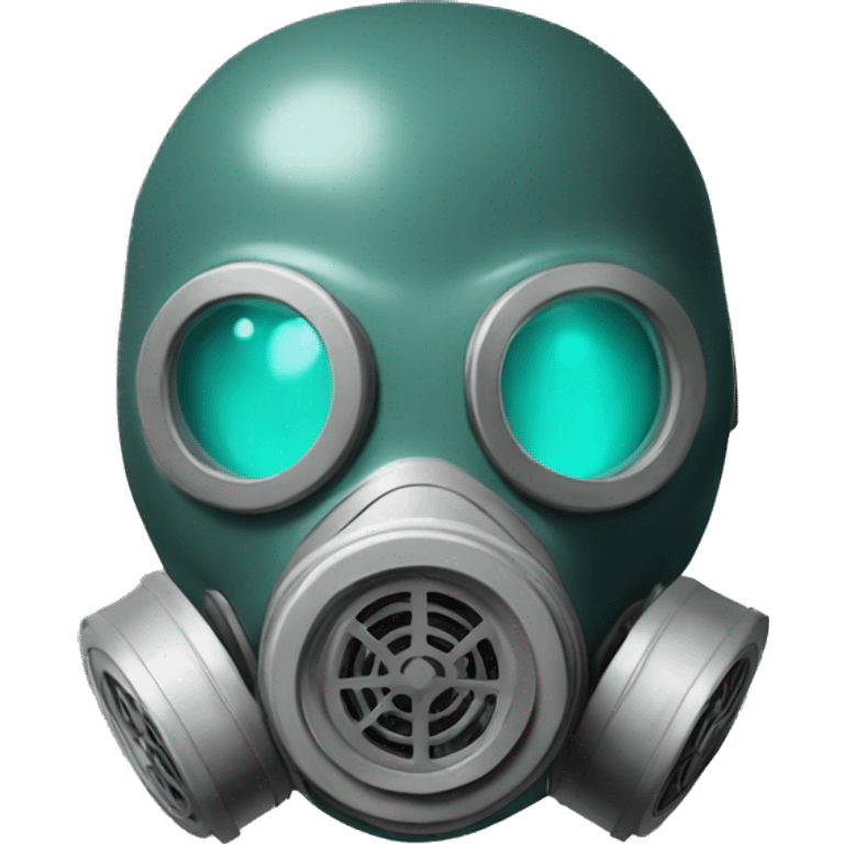 Gas mask squirtle emoji