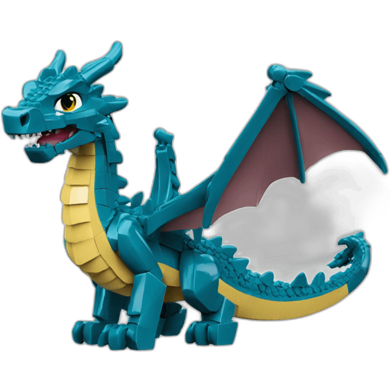 dragon cute lego emoji