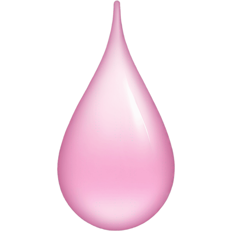 Light  Pink Drop emoji