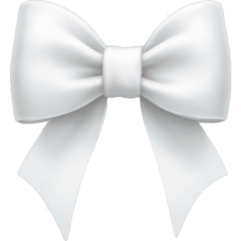 white bow emoji