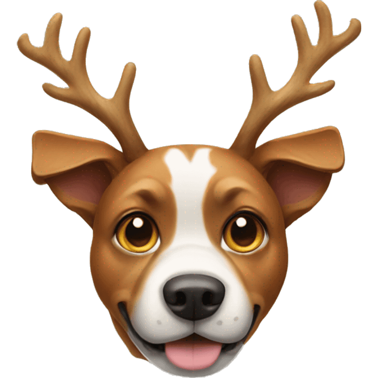 Dog with antlers emoji