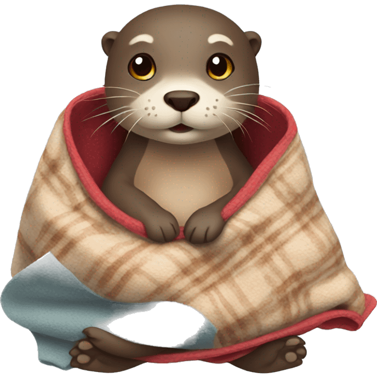 otter with blanket  emoji