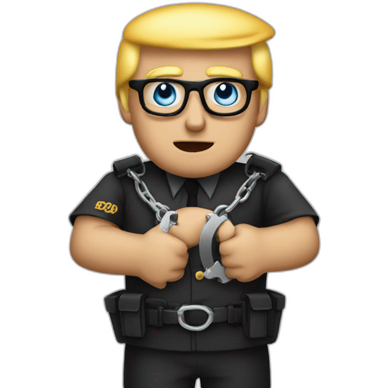 trump-in-handcuffs emoji