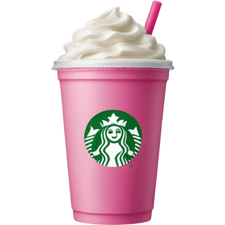 Starbucks pink drink emoji